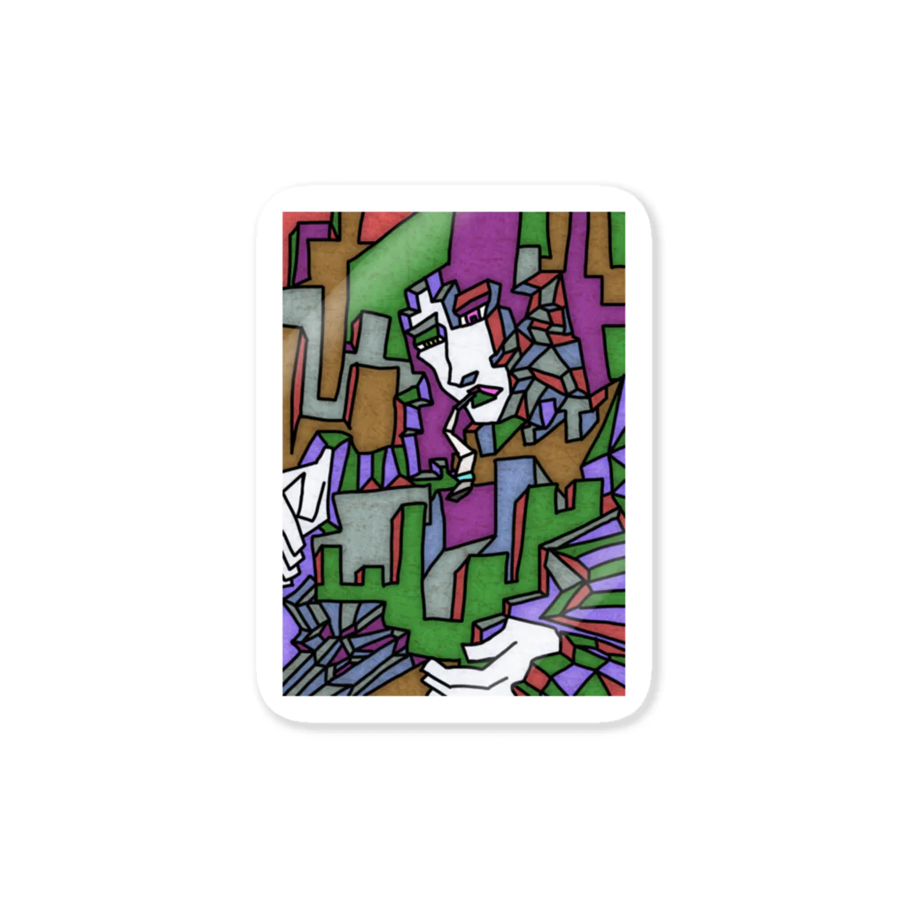 Hiroki Kitazawaのoh!カクカクコレクション33-2 Sticker