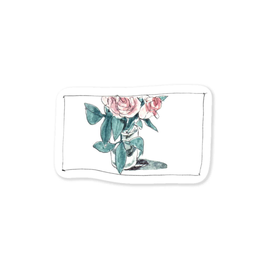 inemouseのRose ステッカー