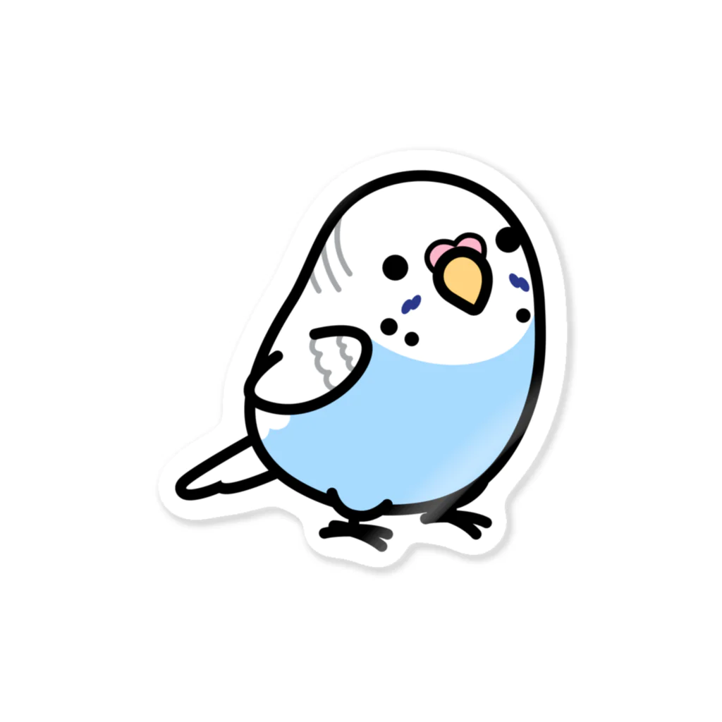 Cody the LovebirdのChubby　Bird セキセイインコ Sticker