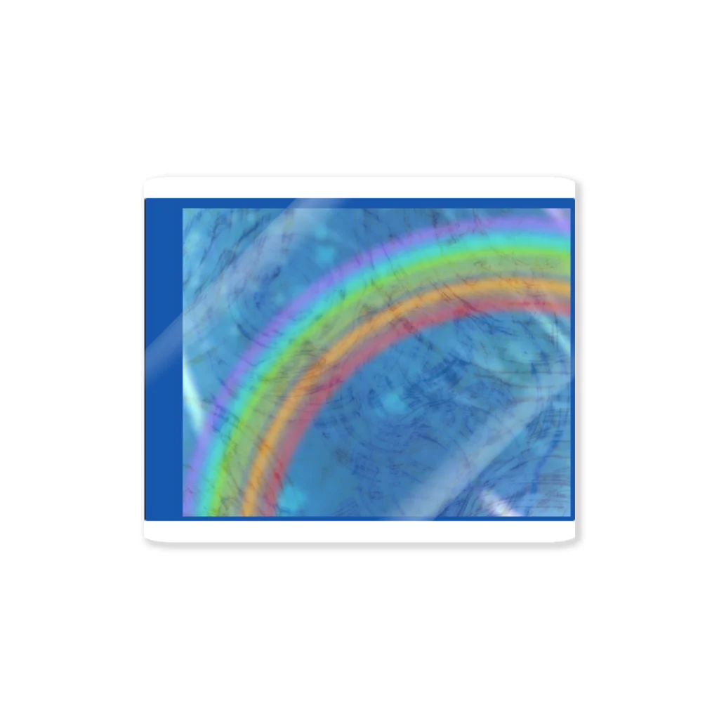 kurokyabapothiの水面に映る虹 Sticker