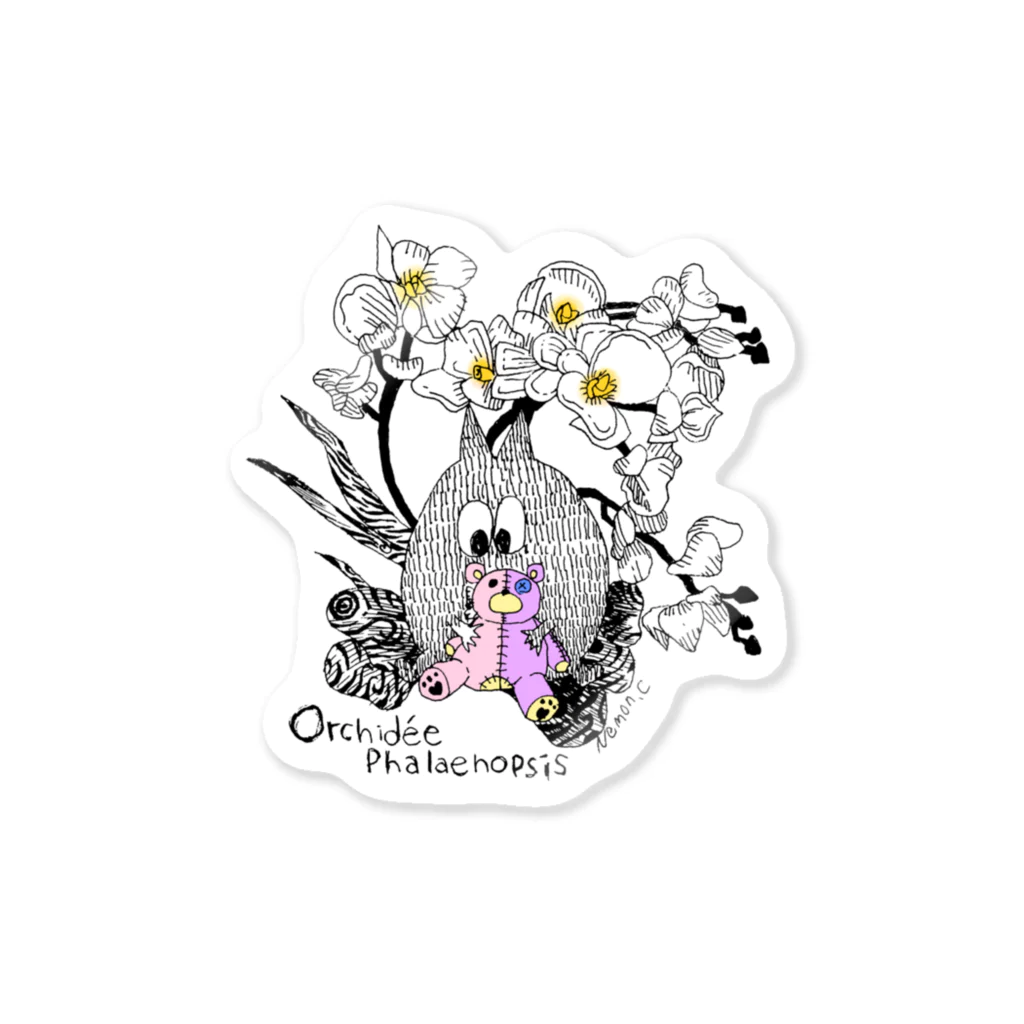 Nemon.Cの胡蝶蘭 Sticker