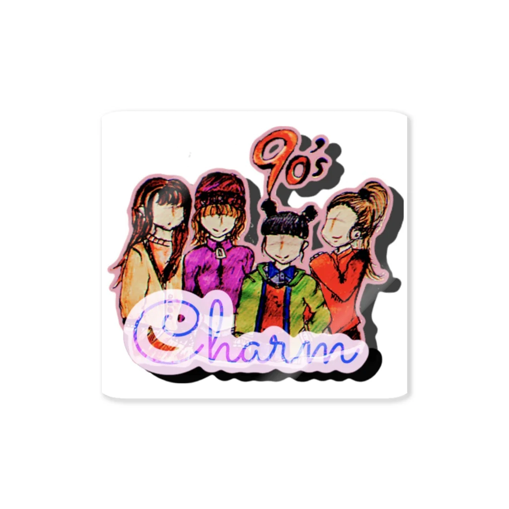 CHARMの90^s 原宿girl Sticker