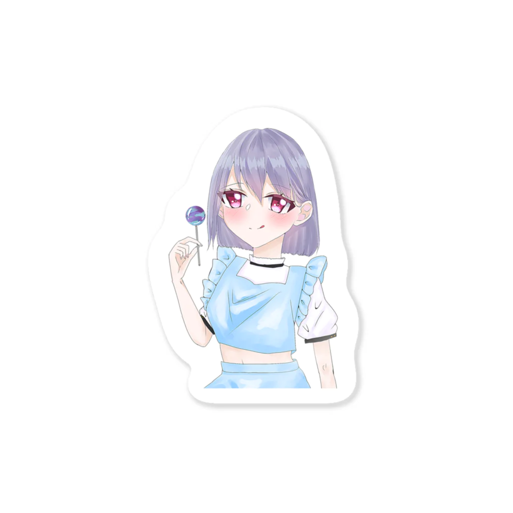 流れ星のキャンディがーる Sticker