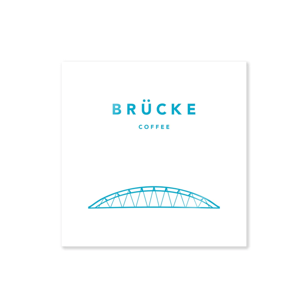 BRÜCKEの小台橋シール 스티커