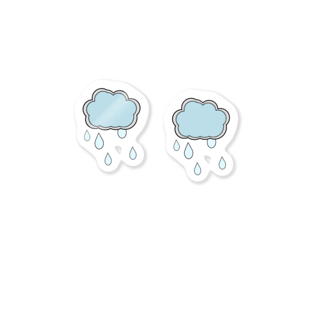 音瀬 さくら‎(｢🍒・ω･)｢🍒の雨☔グッズ Sticker