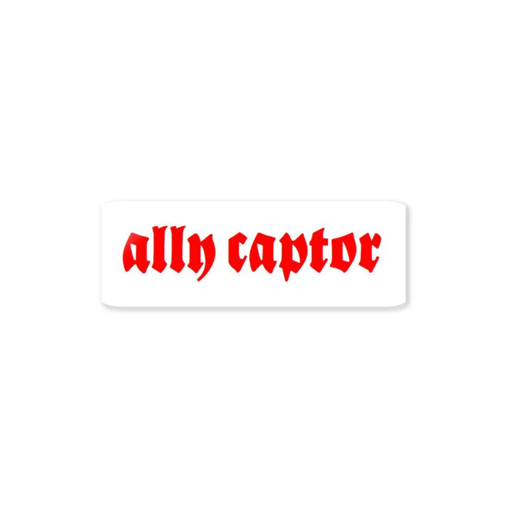 allycaptor(アリーキャプター）のLOGOステッカー ステッカー