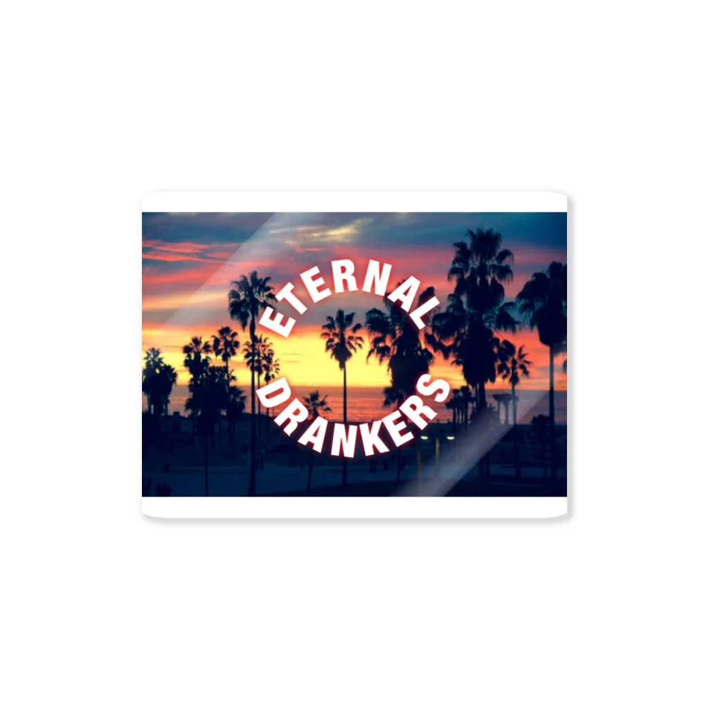 kzkburgerbrothersのETERNAL DRANKERS Sticker