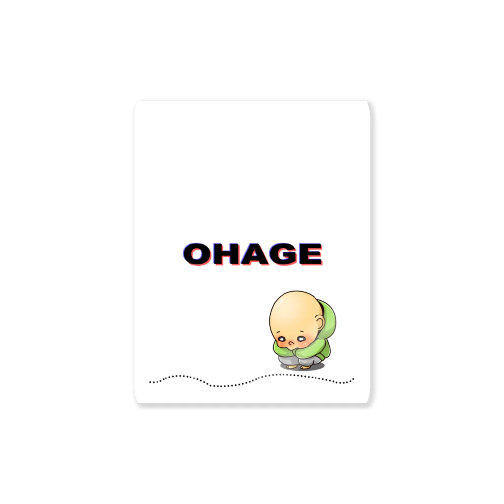 aki@歌いながら絵を描く人のOHAGE② Sticker