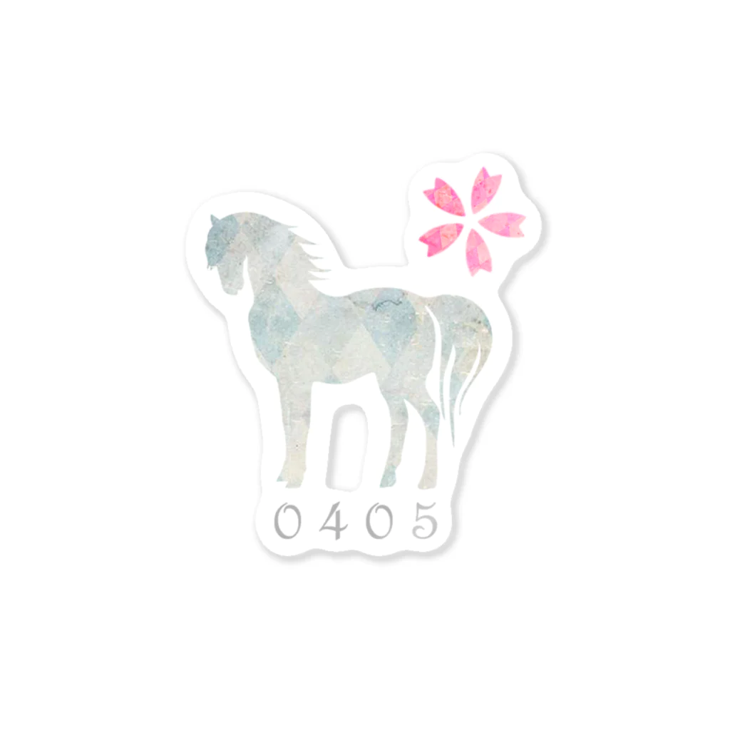 ClubHMのSpring Horse ミニ Sticker