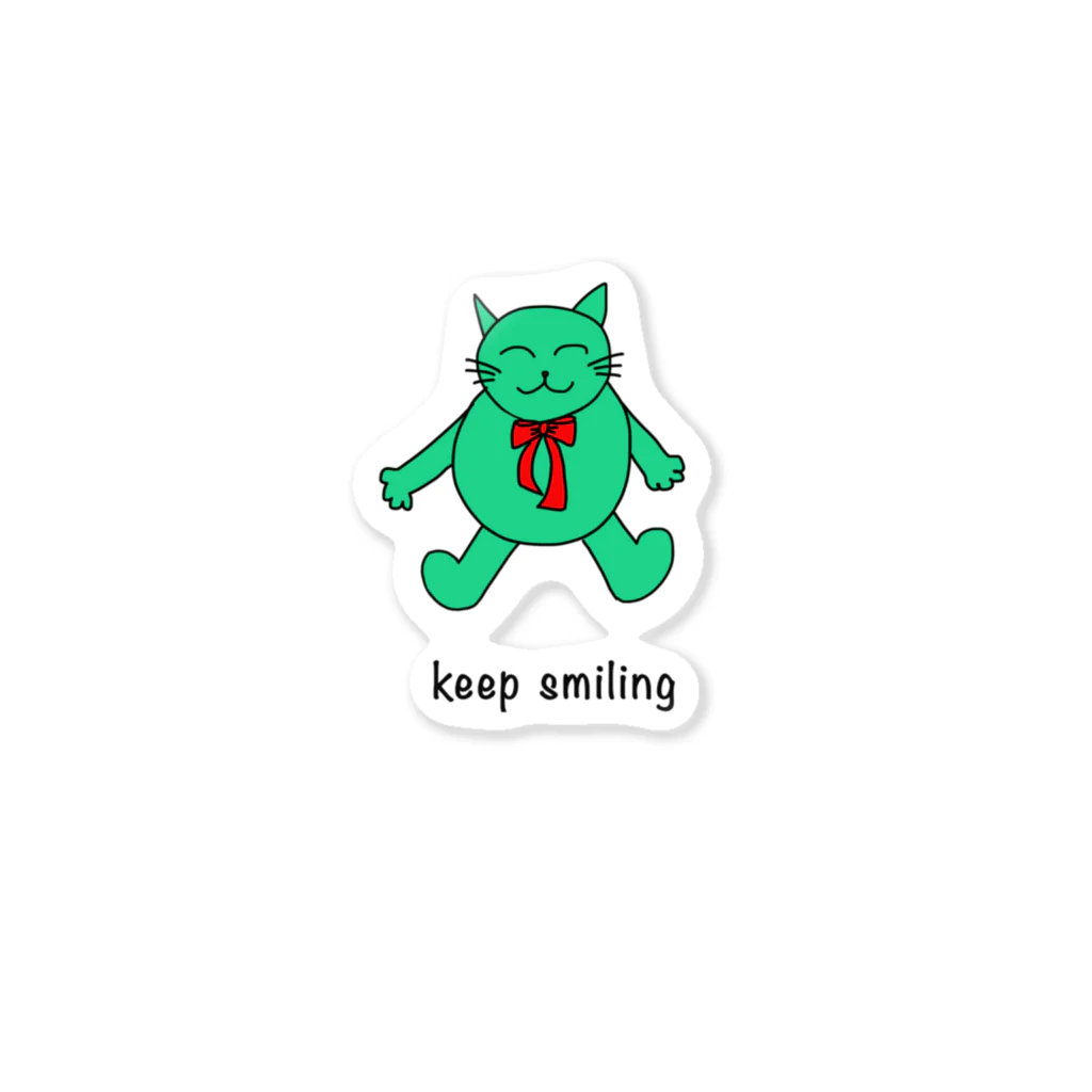 kyo375のKeep smiling ステッカー