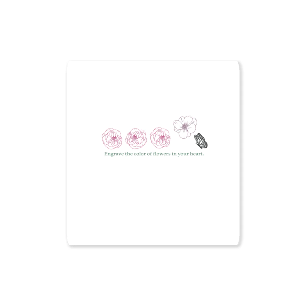 isiko　Miyahara Izumiのお花をおとなっぽく Sticker