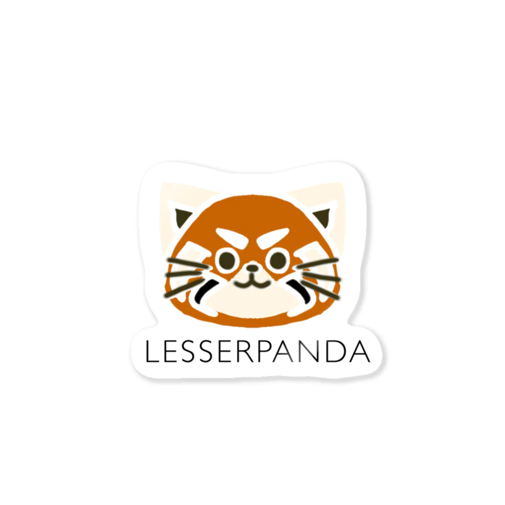 わかかのLESSER PANDA  ステッカー