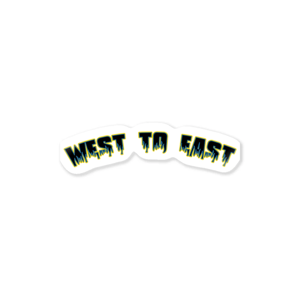 WTE STOREのWest to East DORODORO2 Sticker