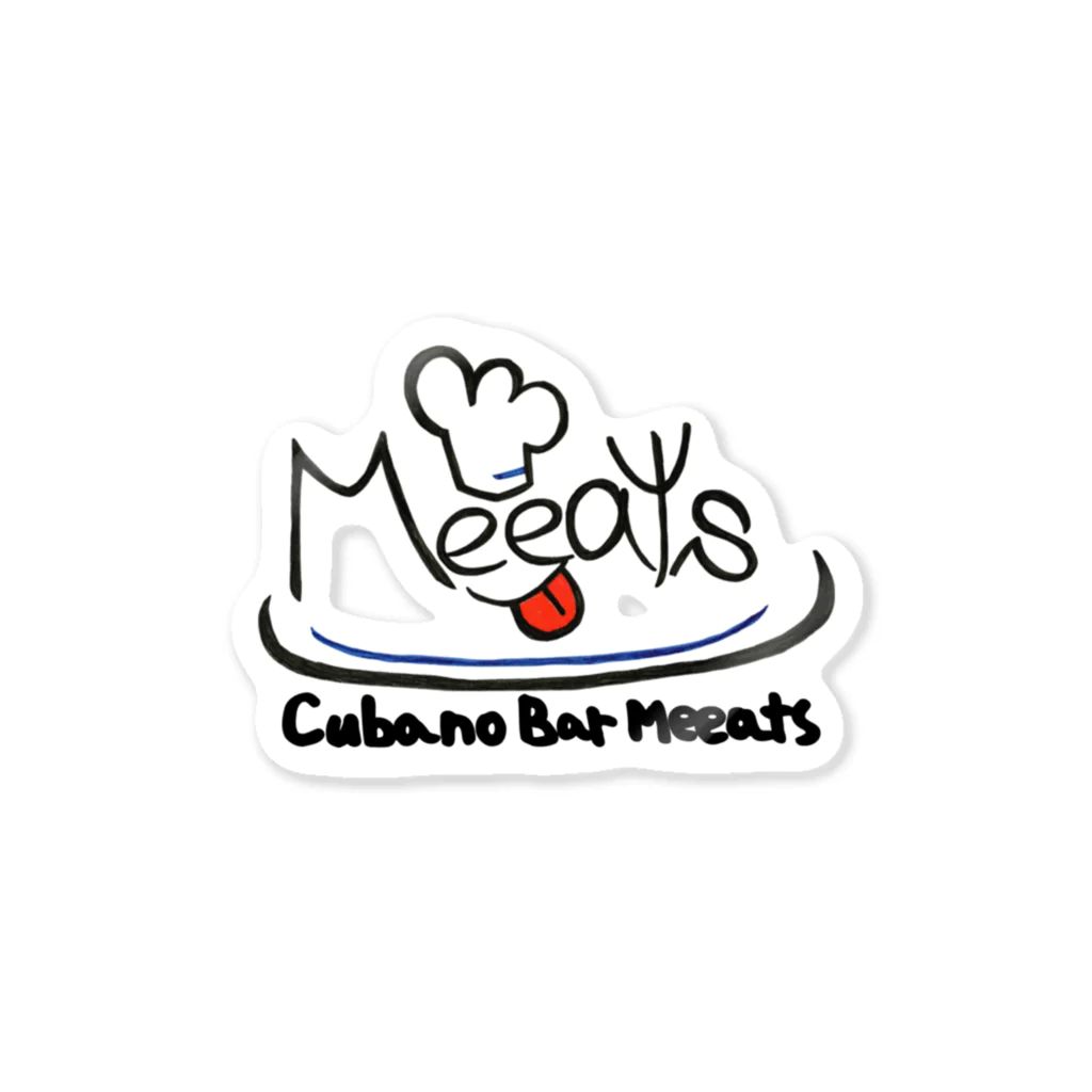 Cubano bar MeeatsのMeeatsロゴステッカー Sticker