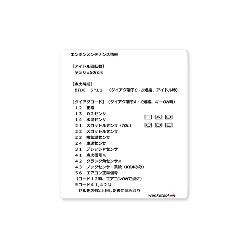 WANKOTOOL社（ワンコツール社）のカプチーノコーションラベル Sticker