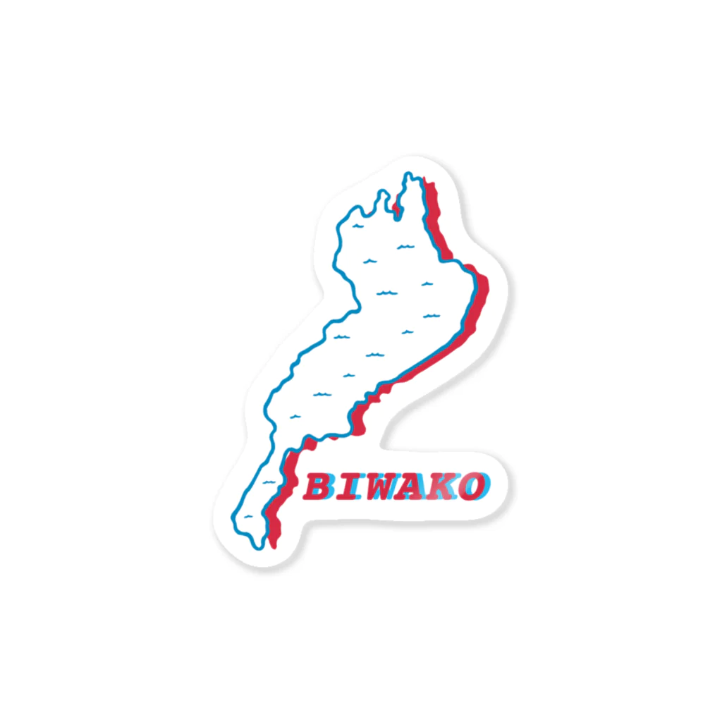 BSCウォータースポーツセンターのbiwako Sticker