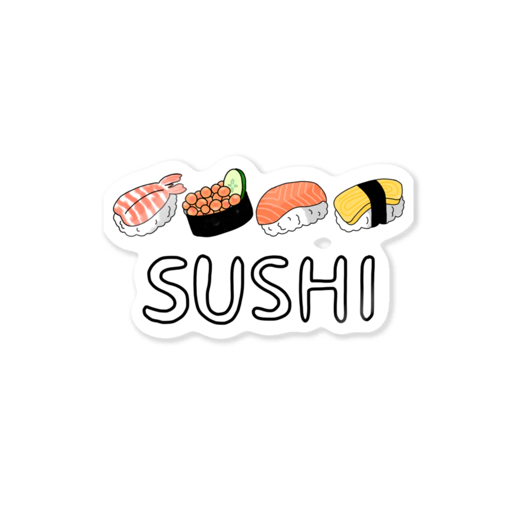 Sugar Ginger CookieのSUSHI. Sticker