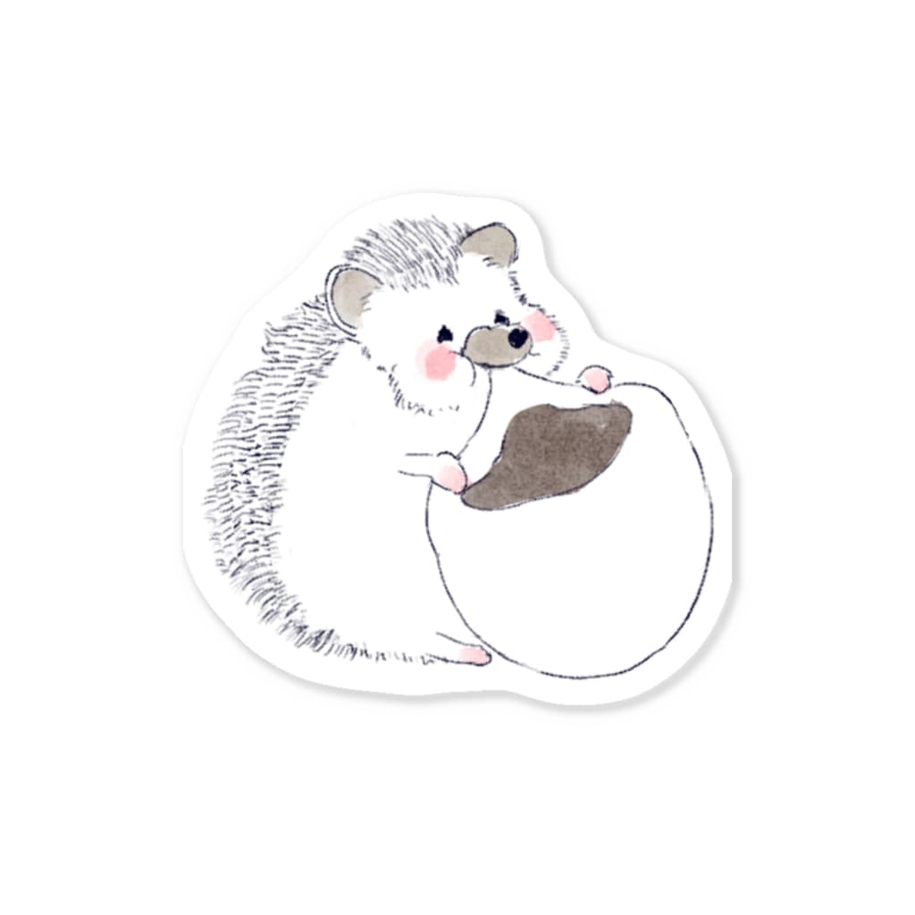 オリジナルイラスト ハリネズミのソフィー あんこ餅を食べる 浅山しおん ハリネズミのソフィー Illust Shion のステッカー通販 Suzuri スズリ オリジナルイラスト ハリネズミのソフィー あんこ餅を食べる 浅山しおん ハリネズミのソフィー Illust Shion のステッカー通販 Suzuri スズリ