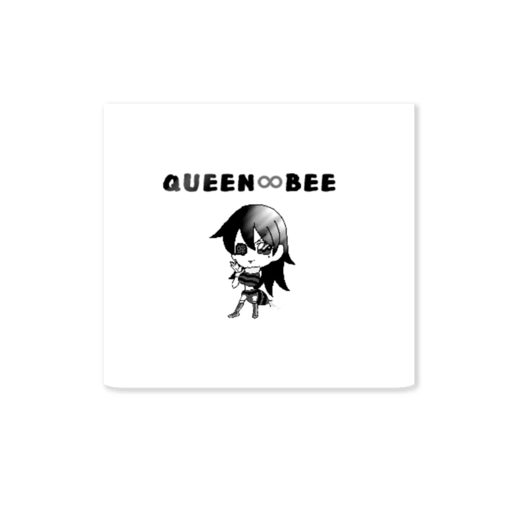 🐝QUEEN♾BEEのQUEEN∞BEE ステッカー