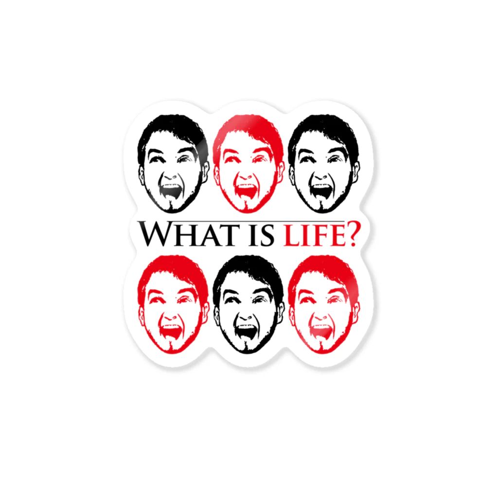 TAKESHI IS TAKESHIのWhat is life? Sticker