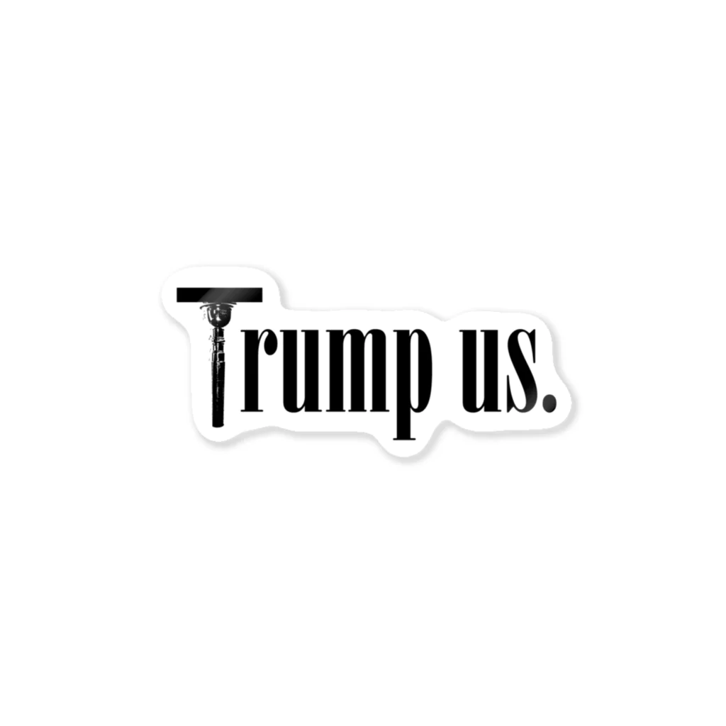 mosmos storeのTrump us. ステッカー