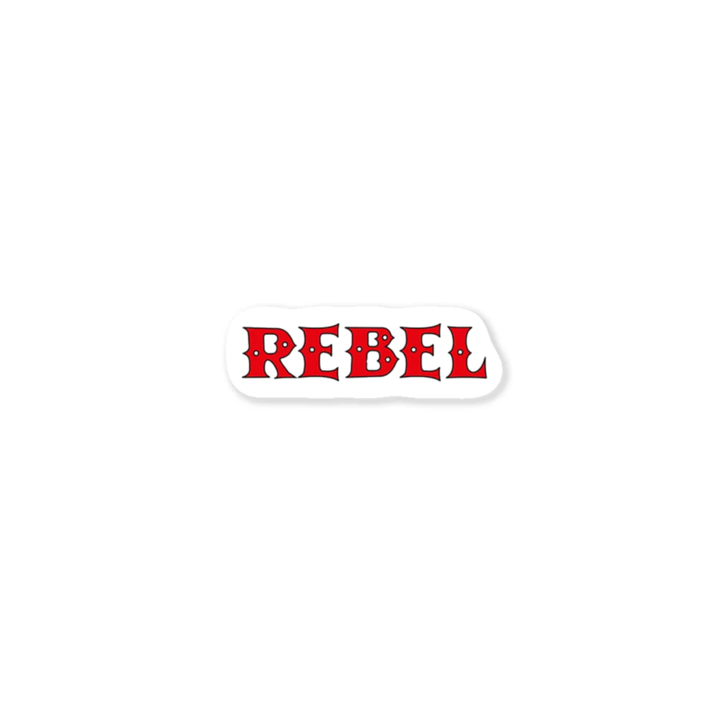 REBELのREBELロゴくん Sticker