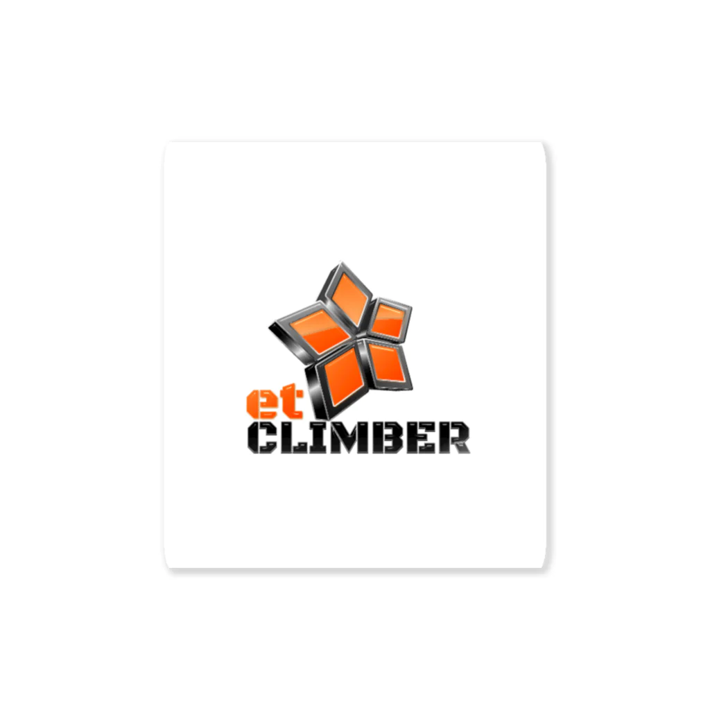 et CLIMBERのet CLIMBERオリジナルグッズ ステッカー