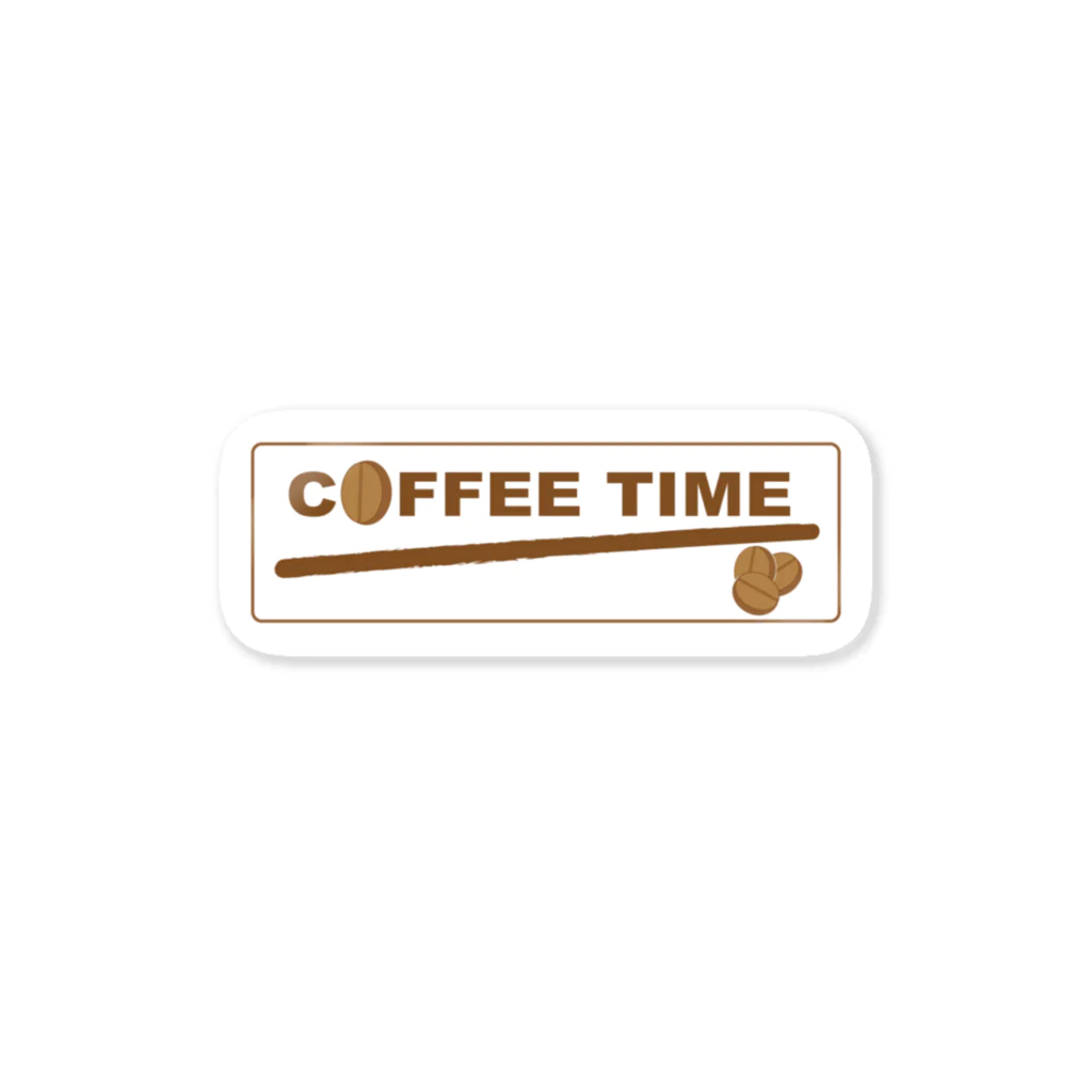 BROOKLYN-SENDAIのCOFFEE TIME Sticker