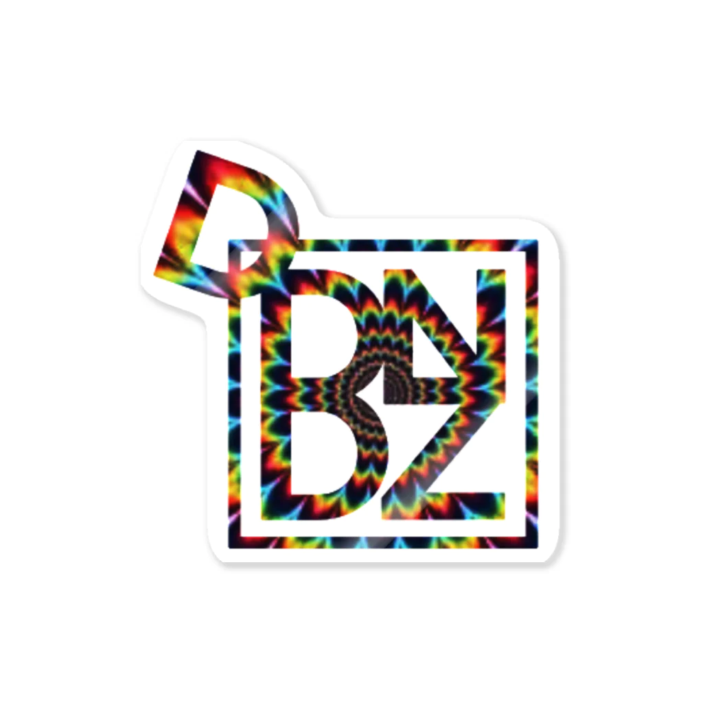 Dodanada'zのDodanada'z logo tie dye Sticker