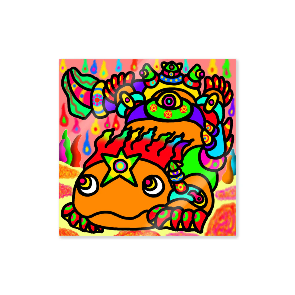 どりほぷの火の精霊・サラマンダー Sticker