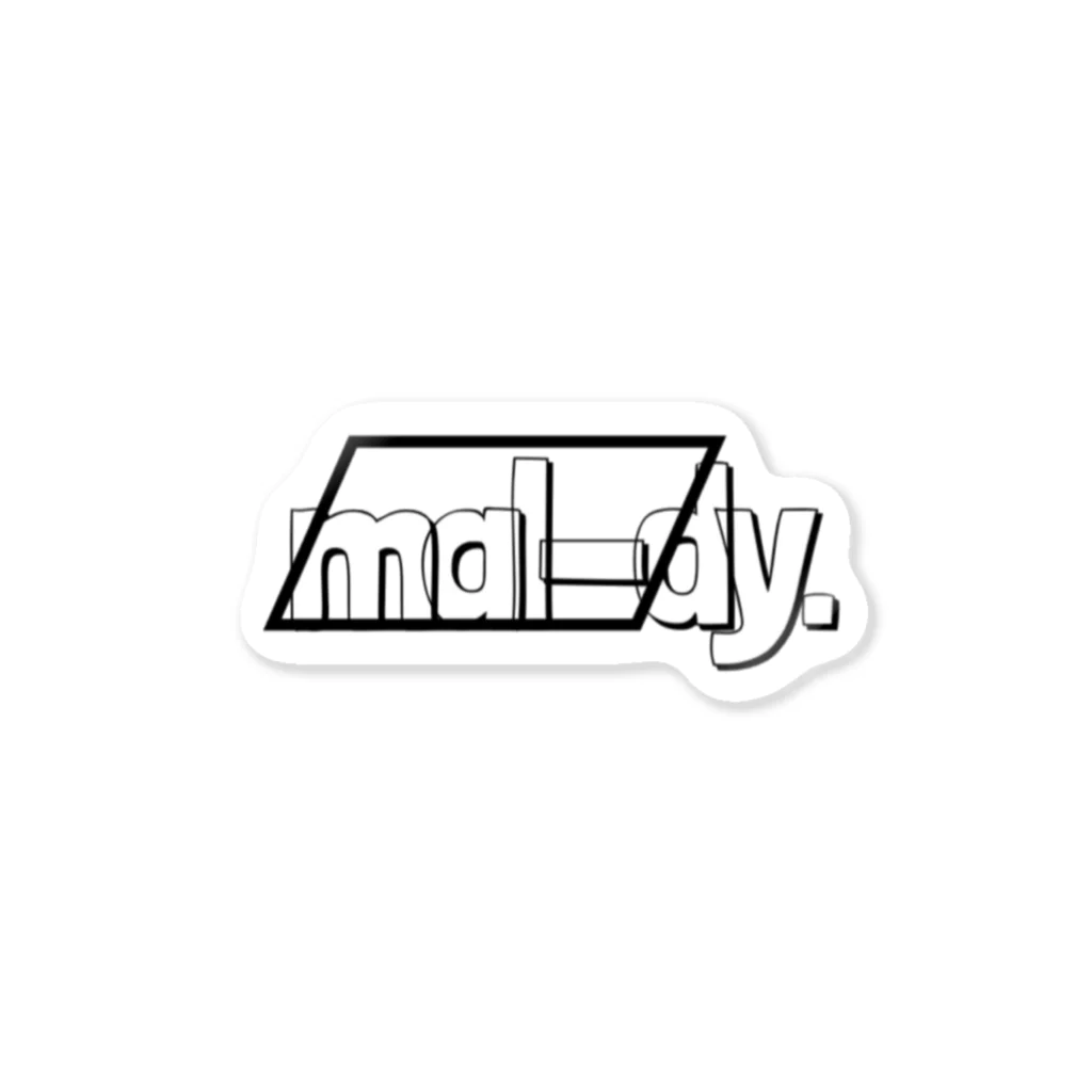 mal-dy.のmal-dy. ステッカー