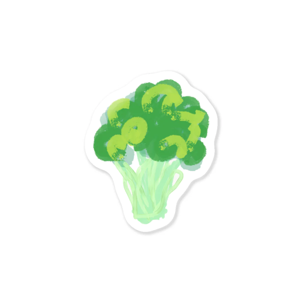 ベジタブルずのブロッコリーという野菜 Sticker