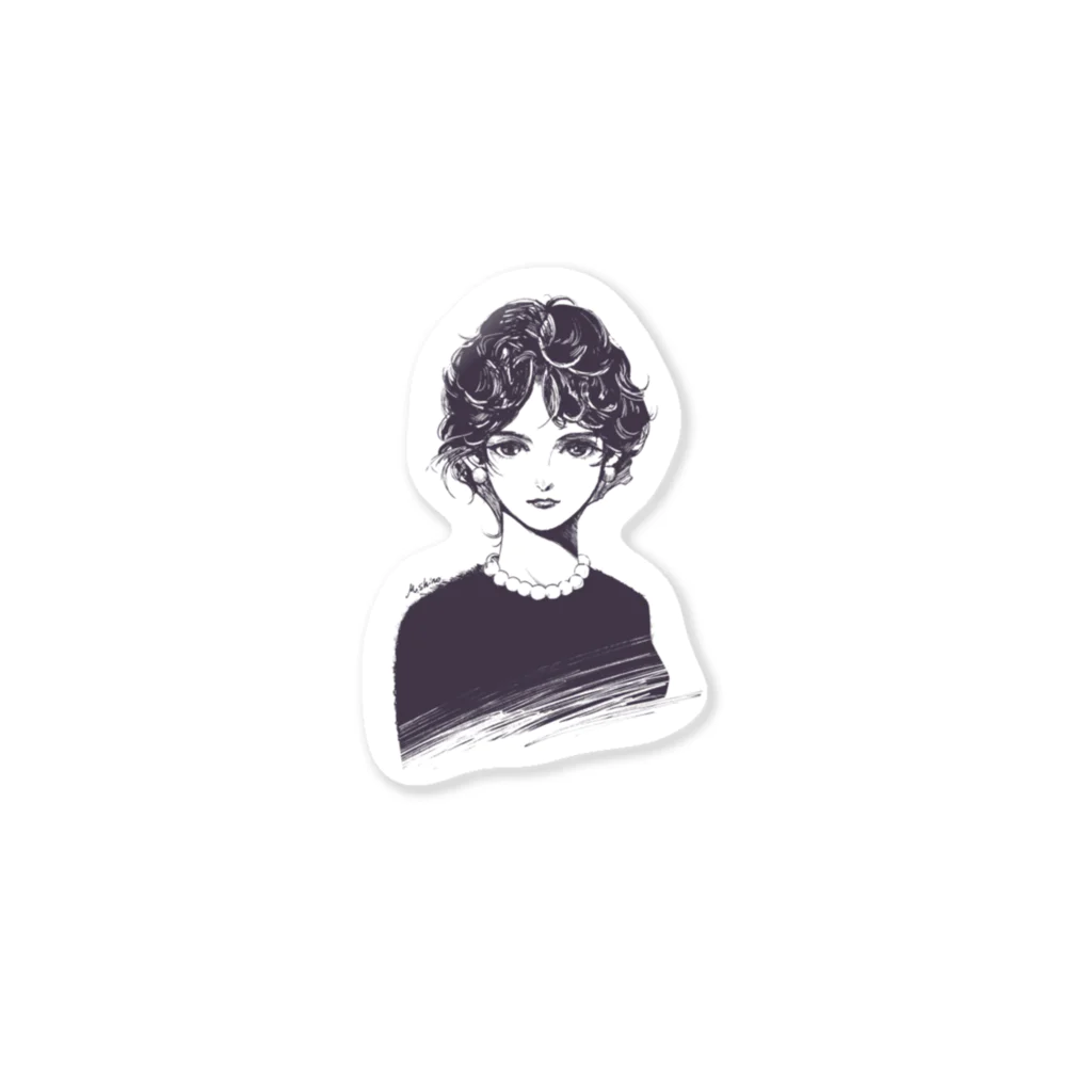 ジカム荘の真珠の首飾り Sticker
