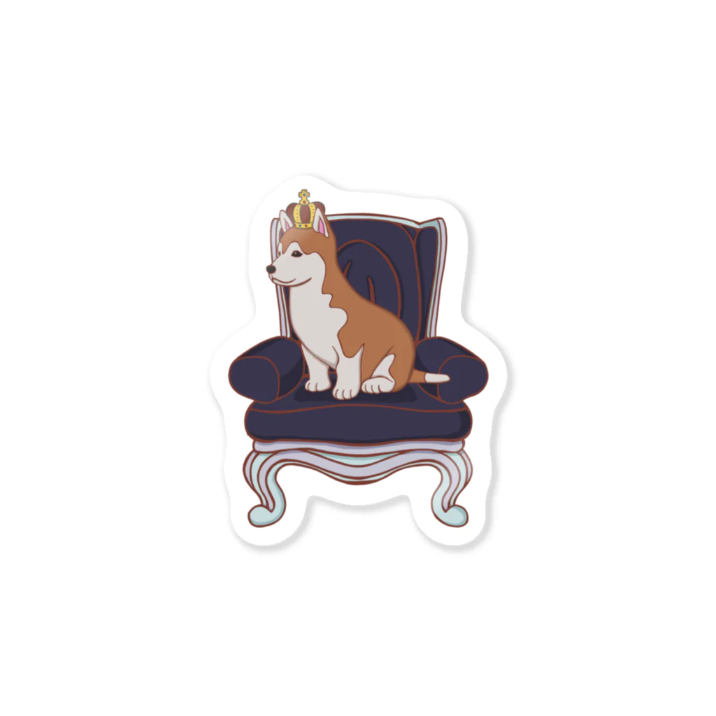 prunelleのKing Dog Sticker