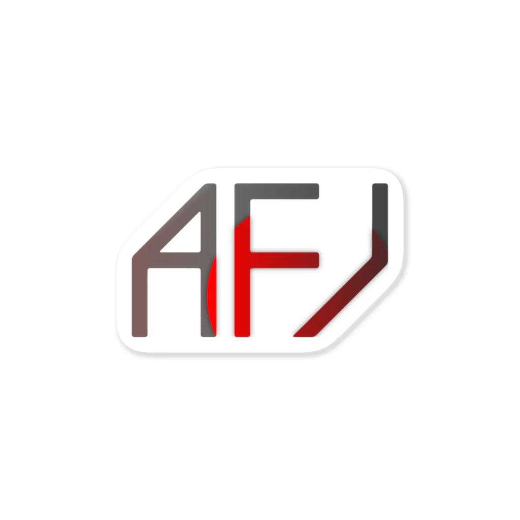 AFJ StoreのAFJ Sticker (Gray) ステッカー