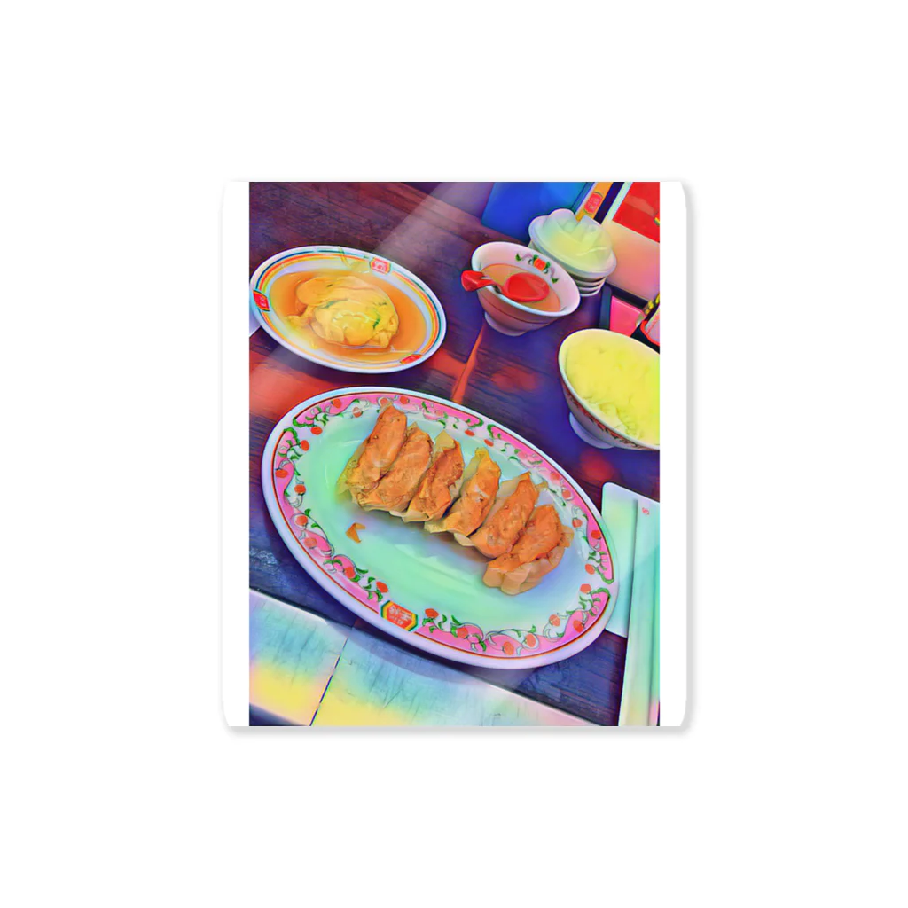 昭和レトロのGYOZA in KYOBASHI Sticker