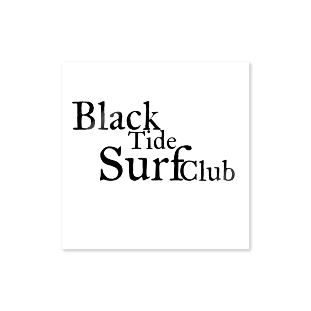 Black Tide Surf ClubのBlack Tide ステッカー