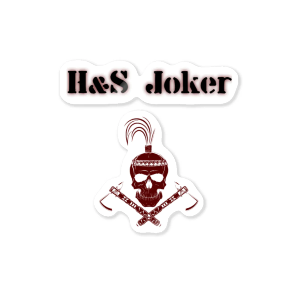 H-S_Jokerのロゴアイテム ステッカー