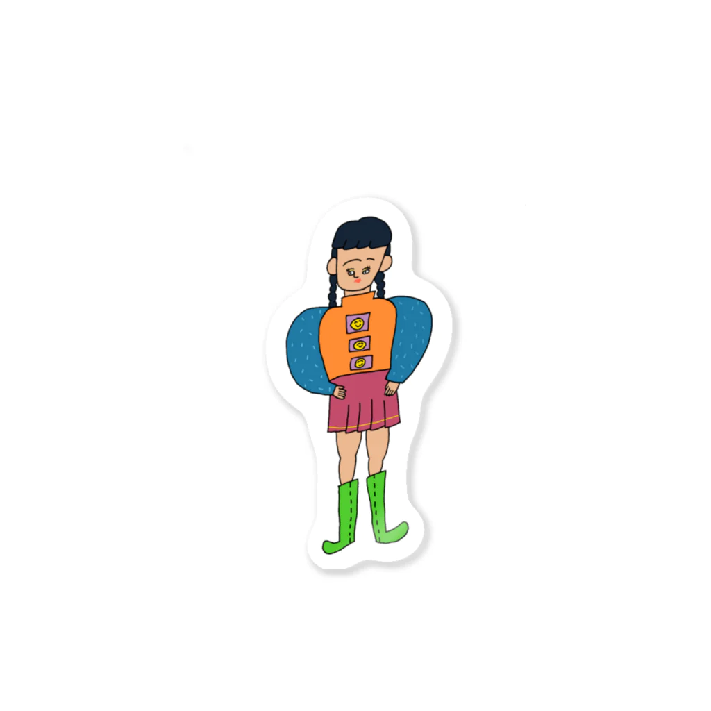 chichuukaivacanceのG I R L Sticker