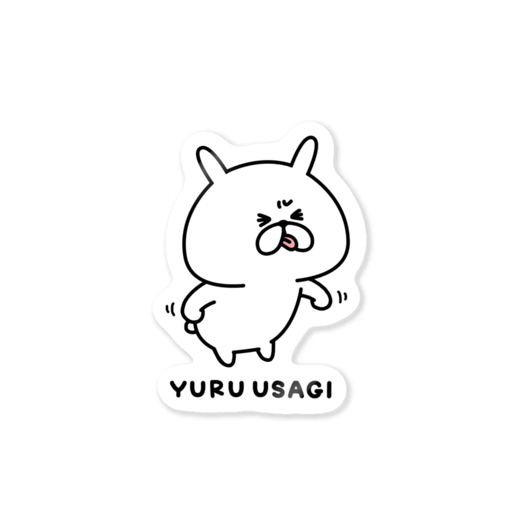 chococo_yuruusagiのゆるうさぎ べー Sticker