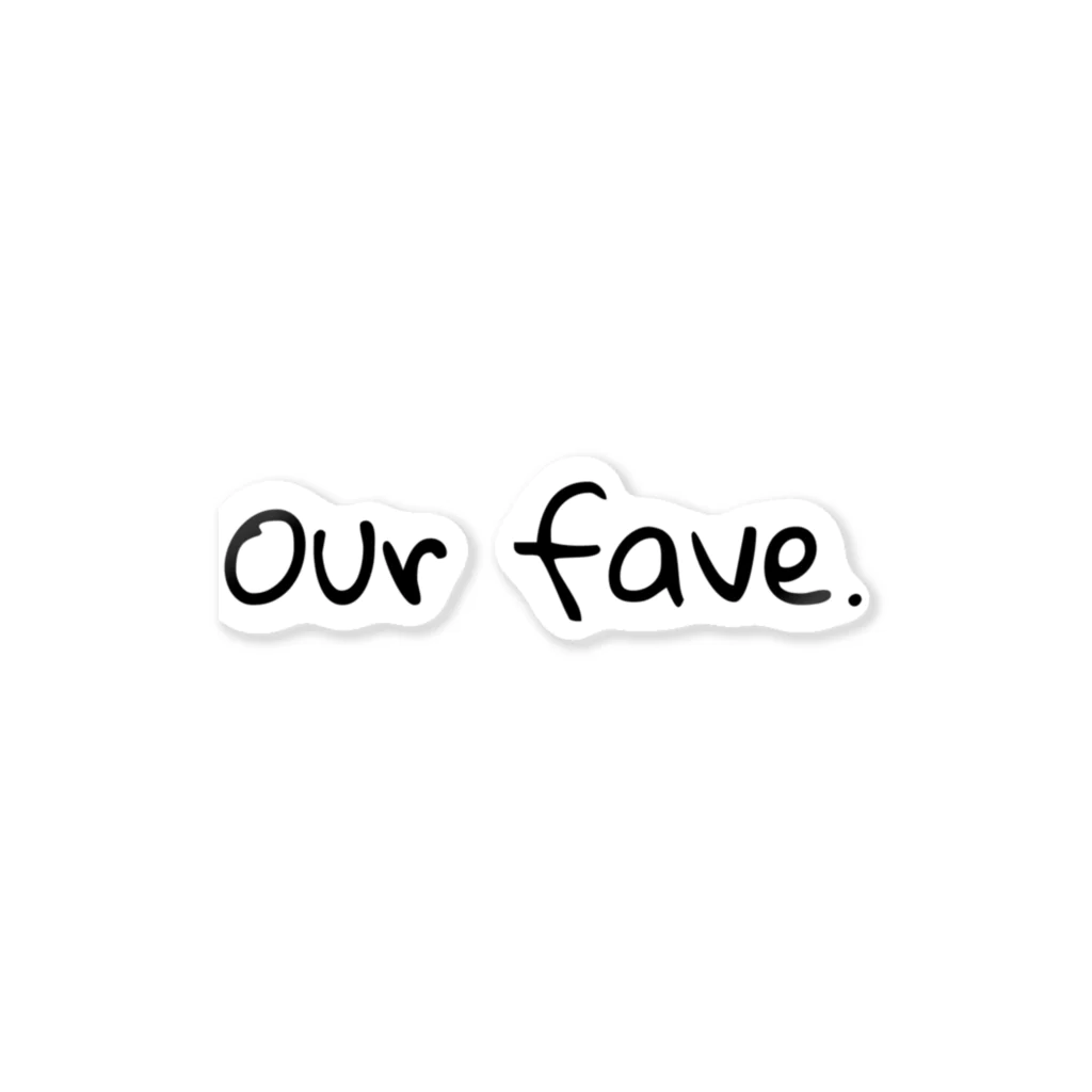аниме.のour fave. Sticker