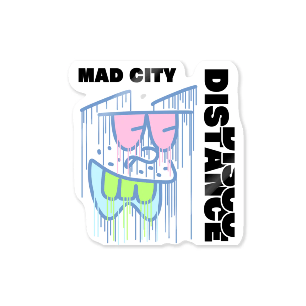 Msto_market a.k.a.ゆるゆる亭のMadcity drip version. ステッカー