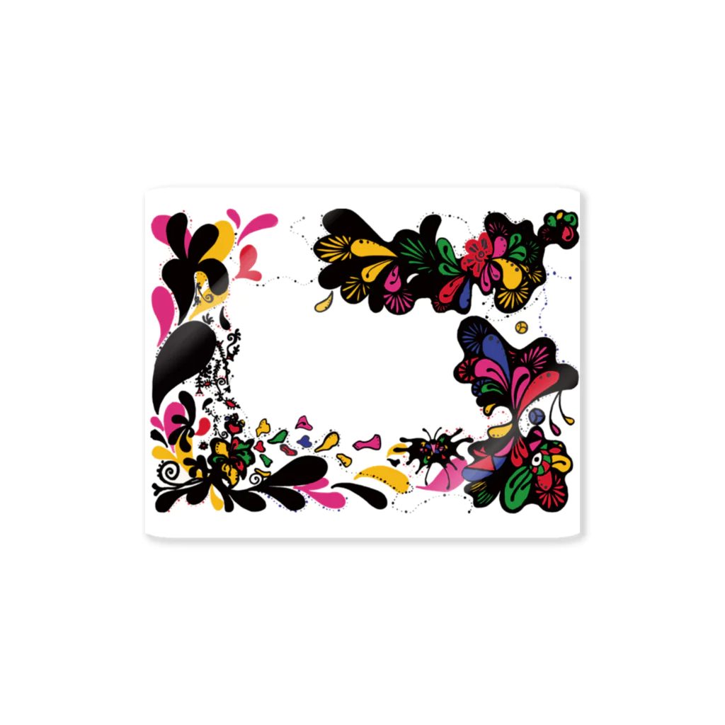 d1211の琉球modernアート Sticker