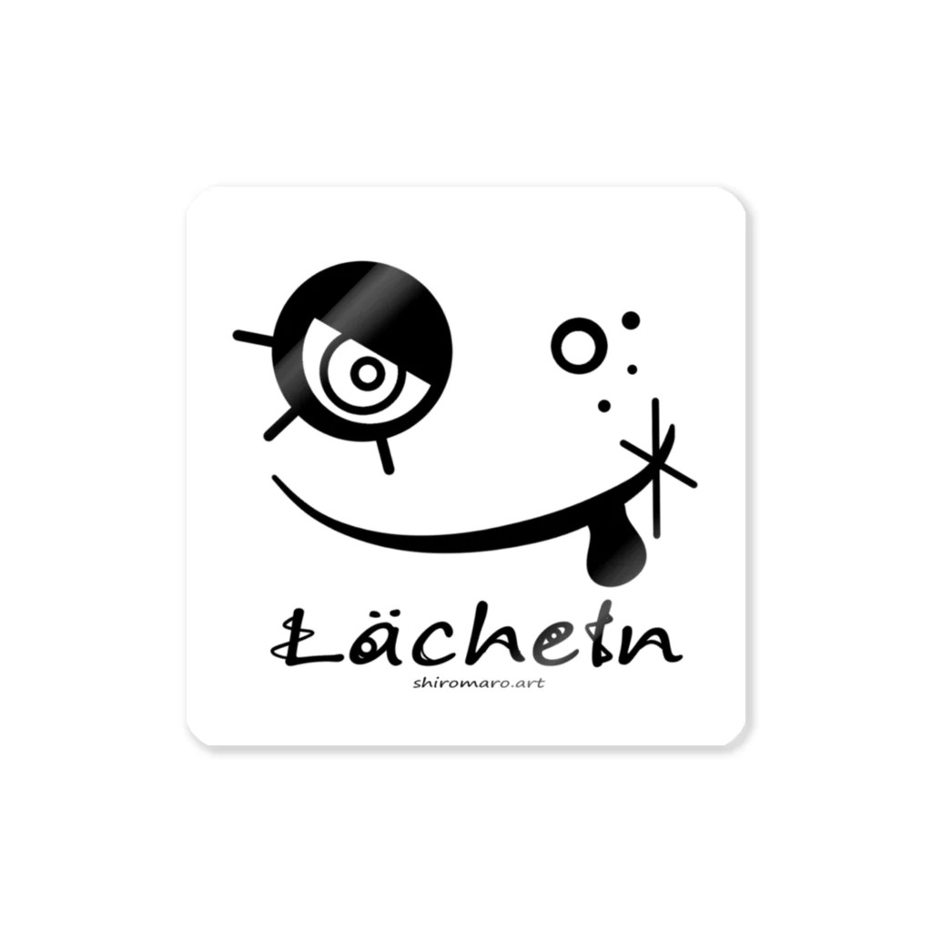 【公式】shiromaro-art-creativeの lächeln ステッカー