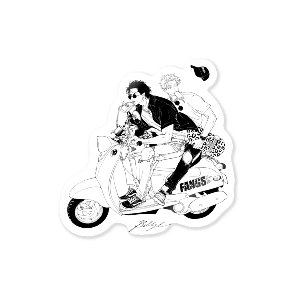 ビリー・バリバリーのSCOOTER Sticker