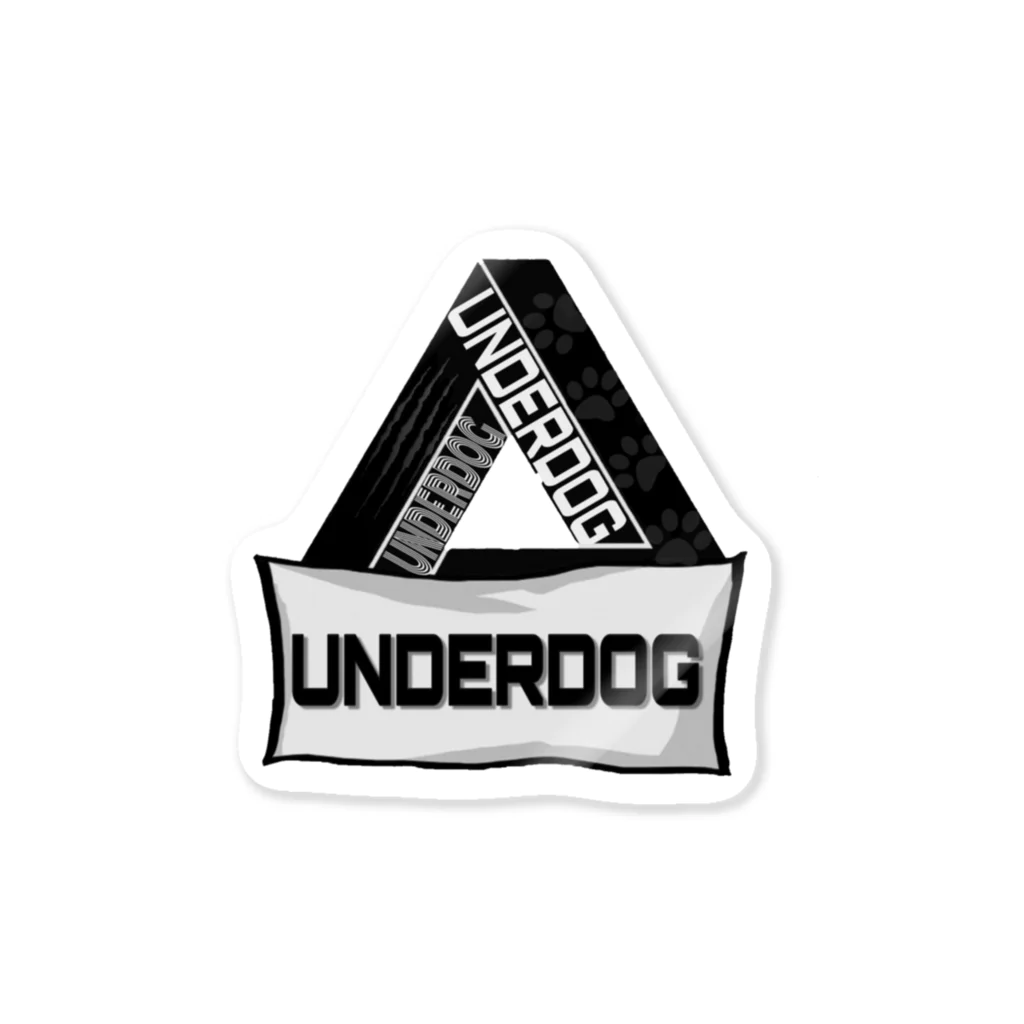 オサルの洋服のunderdog  ステッカー