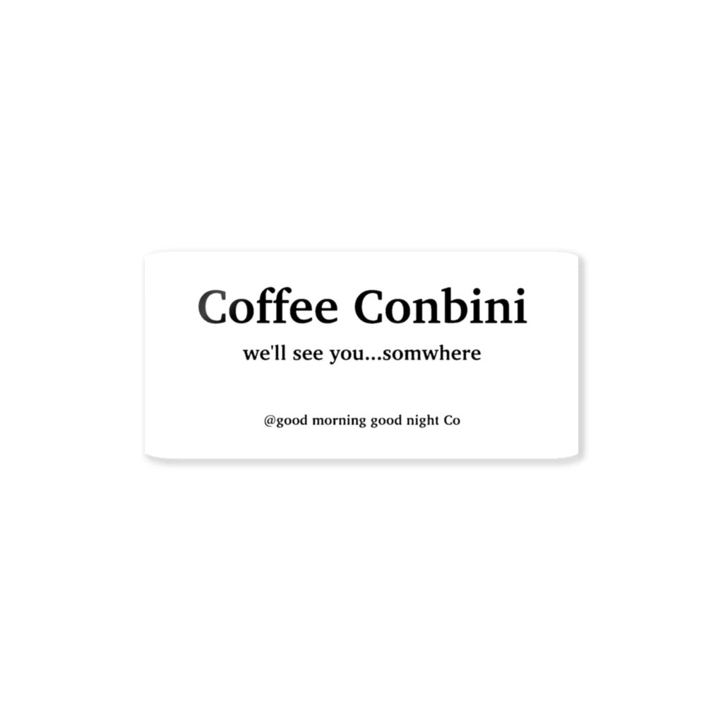 Good Morning Good Night coのCoffee Conbini ステッカー