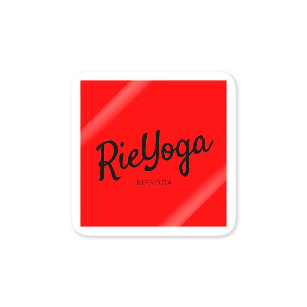 RIEYOGAのRIEのYOGAのおとも ステッカー