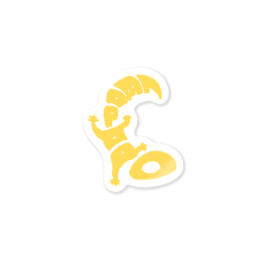 okmfamilyのヒョウモントカゲモドキ“LEOPARD” Sticker