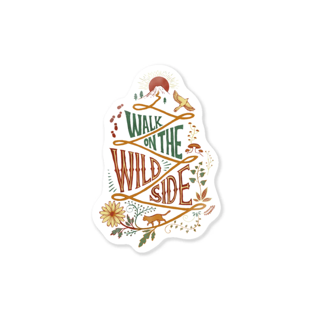 IZANAMI by Akane YabushitaのWalk on the Wild Side（ワイルド・サイドを歩け） Sticker